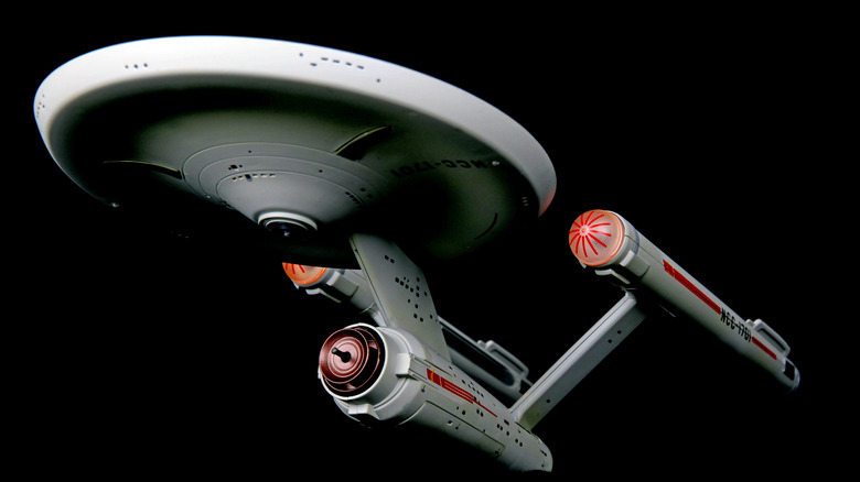 A model of the USS Enterprise from 