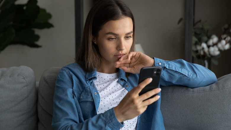 person frustrated with tech