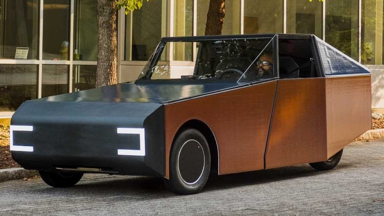 Solar energy vehicle from Clemson University.