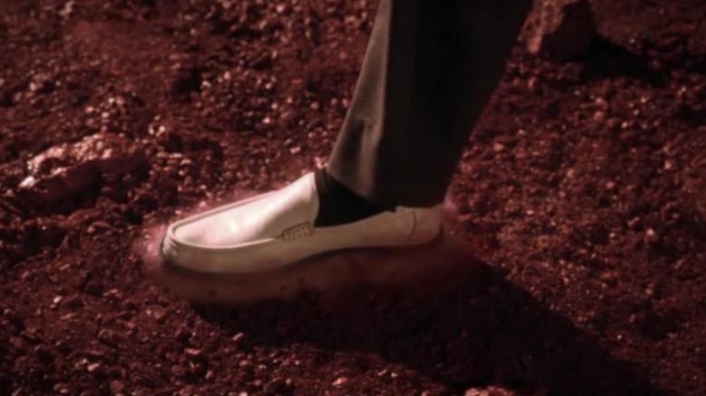A shoe on Mars in Life On Mars