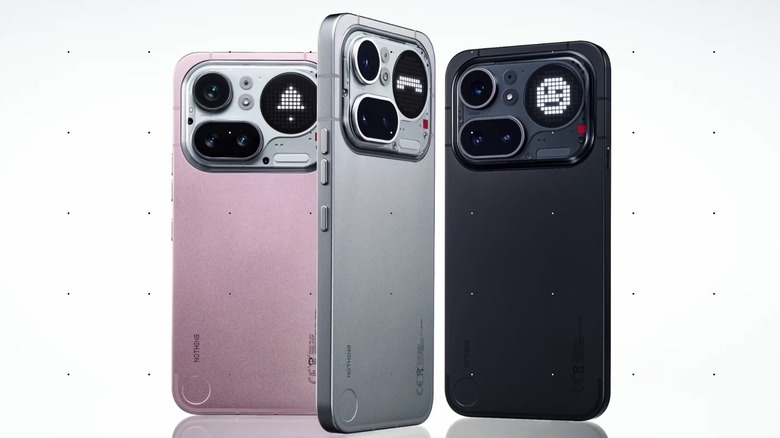 The Nothing 4a Pro color options.