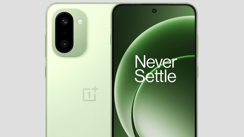 The Mint Breeze version of the OnePlus 15R.