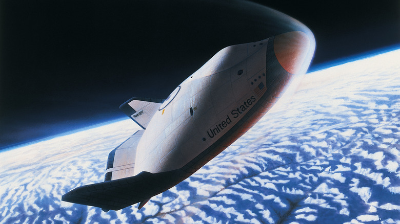 Flying spaceplane concept