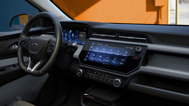 Interior shot of the new 2027 Chevrolet Bolt