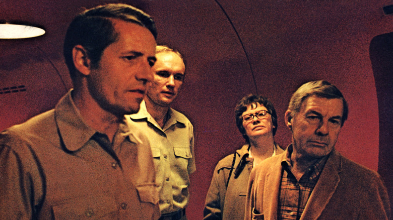 Arthur Hill, James Olson, Kate Reid, and David Wayne in "The Andromeda Strain."