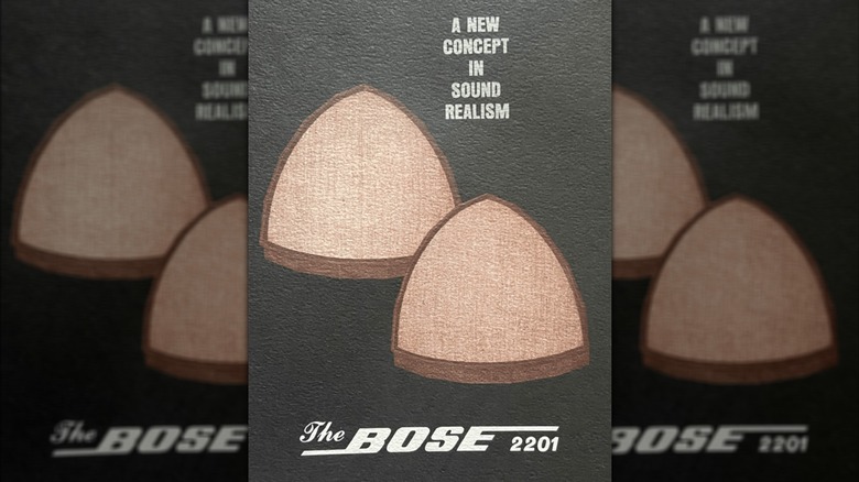 An image of the manual for the Bose 2201 speakers.