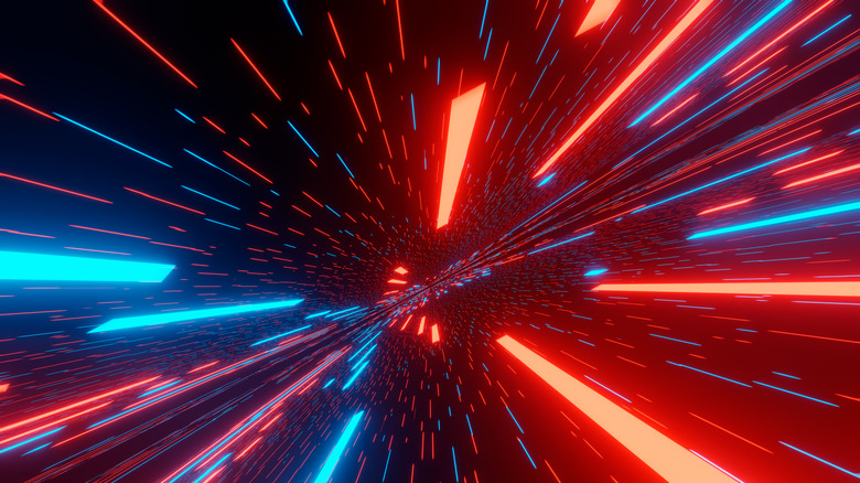 Abstract image suggesting faster-than-light speeds