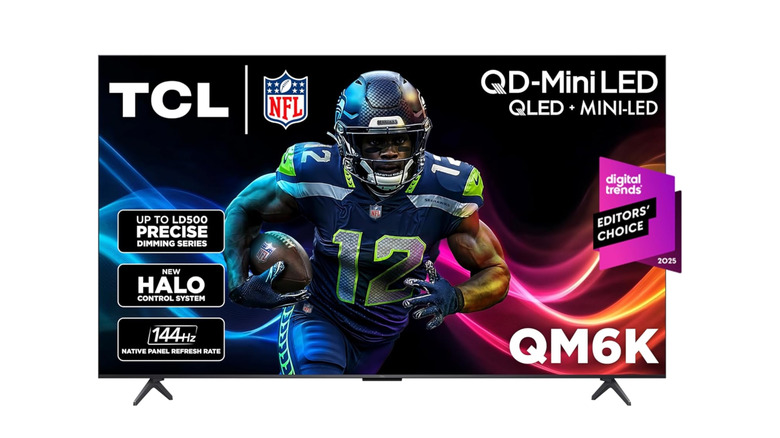 The TCL QM6K 4K Mini LED.