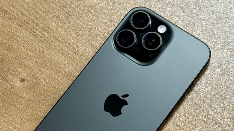The back of the iPhone 16 Pro Max