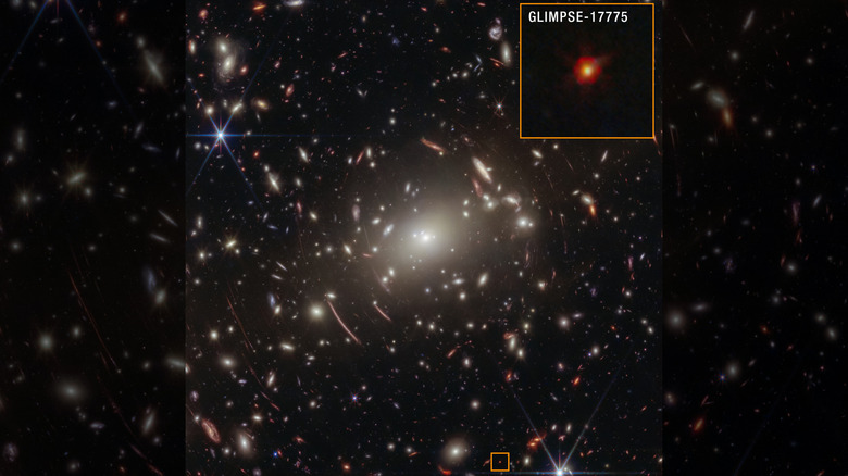 James Webb Space Telescope image of GLIMPSE-17775