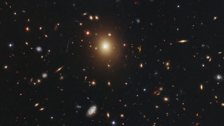 hubble space telescope nasa a2261-bcg galaxy image