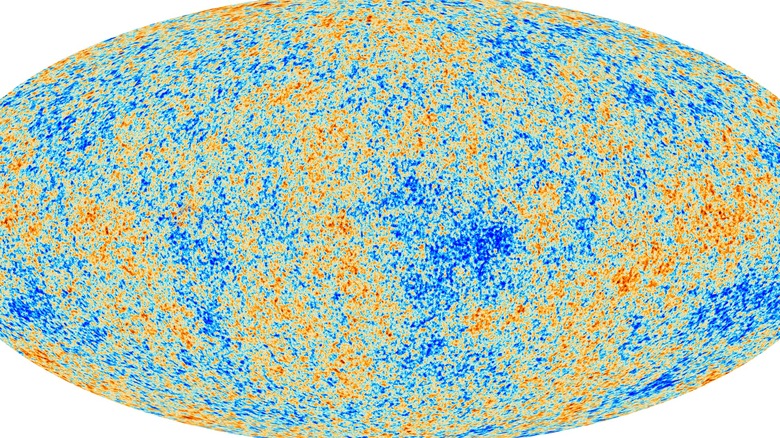 european space agency cosmic background radiation map