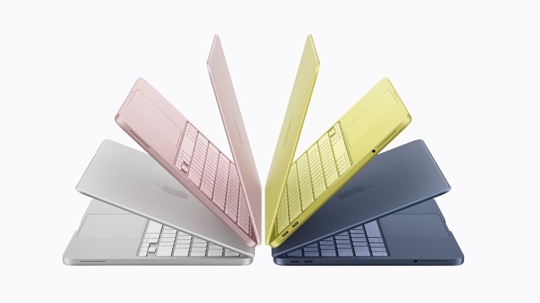 The new MacBook Neo comes in four different colors