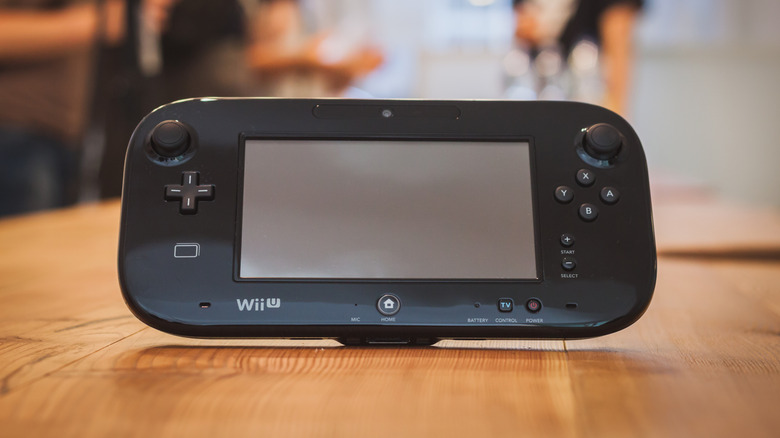 Wii U GamePad on table