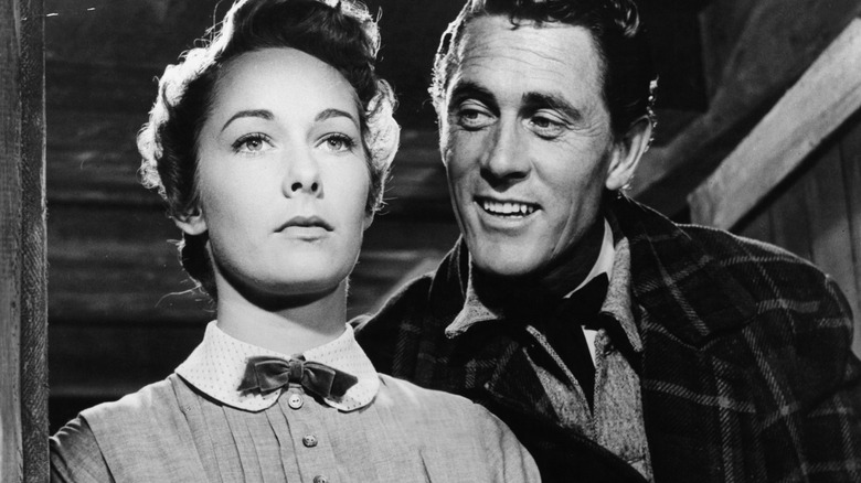 Charlie McCorry smiling at Laurie Jorgensen in "The Searchers."