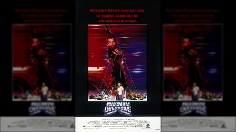 Promotional movie poster for "Maximum Overdrive"