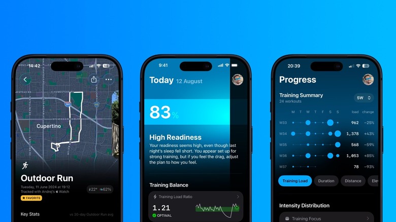 Screenshots of The Outsider app UI