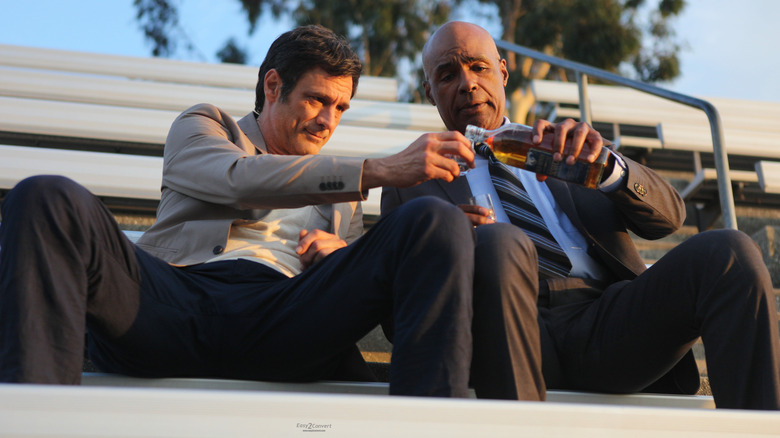 David Lee Smith and Michael Dorn in "The Man from Earth: Holocene"