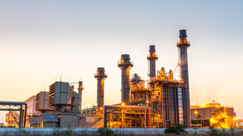 a natural gas power plant