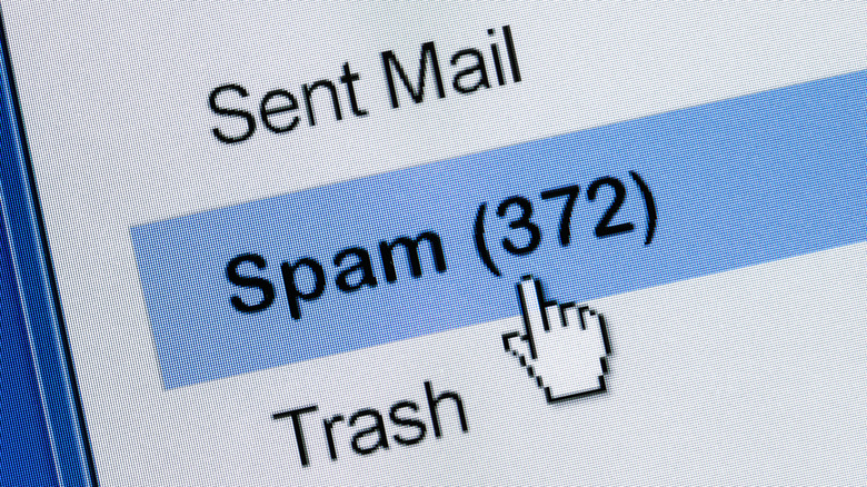 spam email box