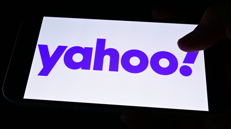 yahoo search engine screen app