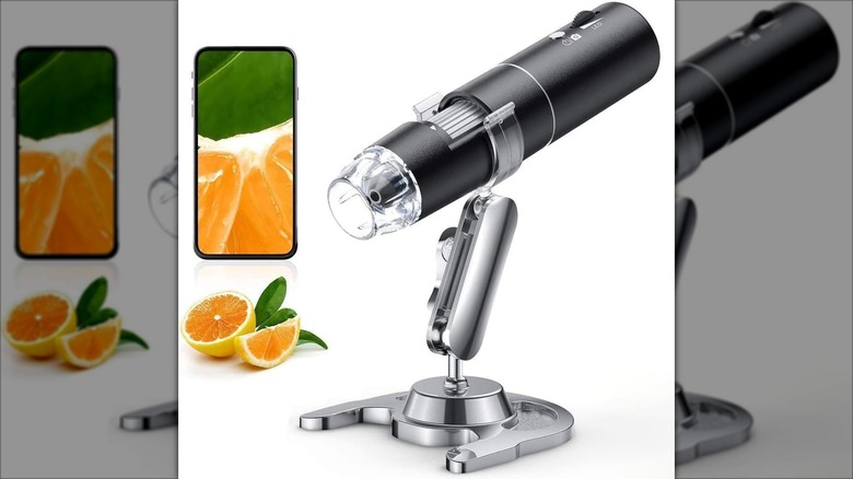 Skybasic Wireless Digital Microscope with a smartphone screen