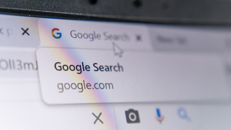 Tab open on Google Chrome