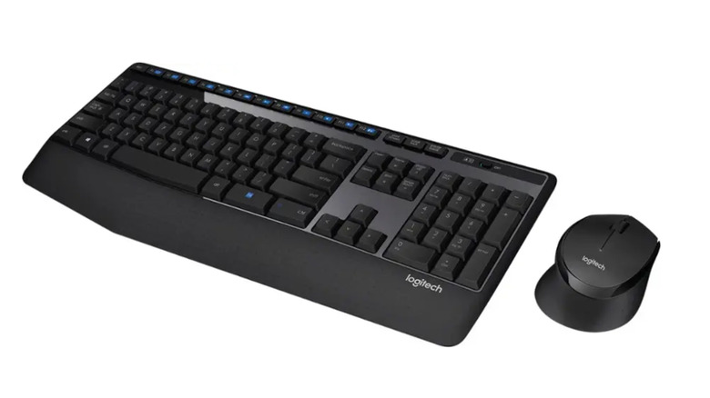 The Logitech MK345 Wireless Mouse and Keyboard Combo.
