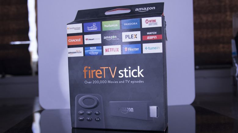 Amazon Fire TV Stick packaging box