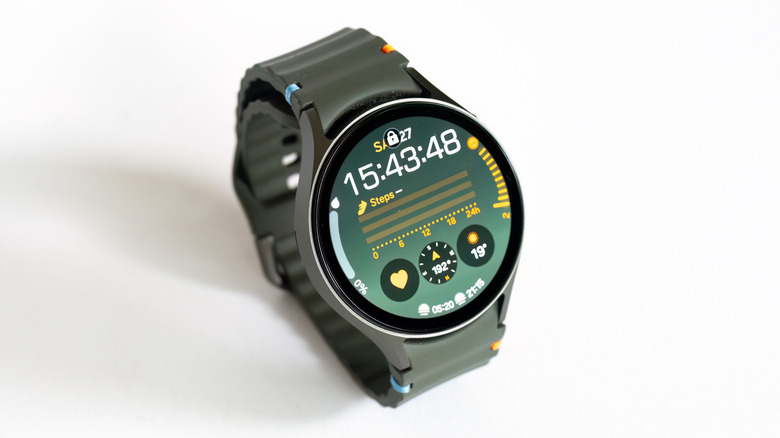 The Samsung Galaxy Watch 7 against a white background