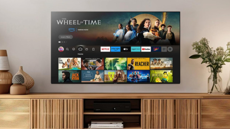 Panasonic Z85 series TV mounted to the wall