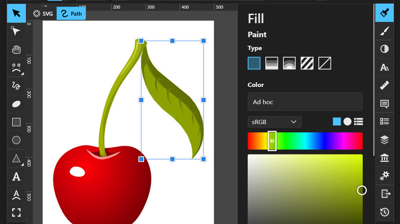 Cherry vector graphic in Boxy SVG