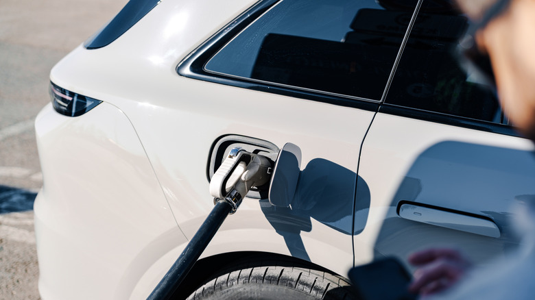 An EV charging
