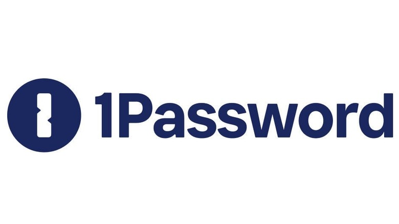 1Password logo on white background.