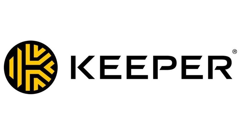 Keeper logo on white background.