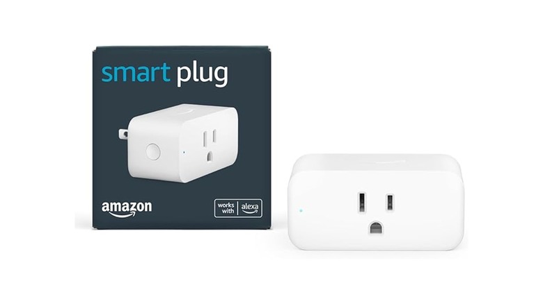 An Amazon photo of the Amazon Smart Plug and its box