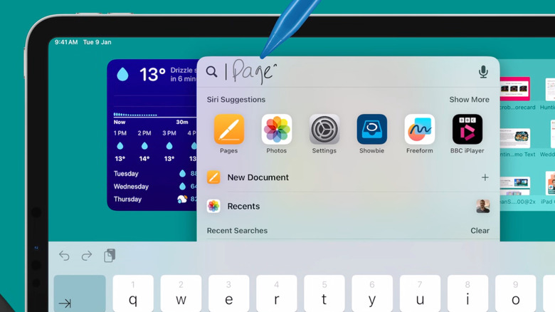 Scribbling text in a text field using Apple Pencil