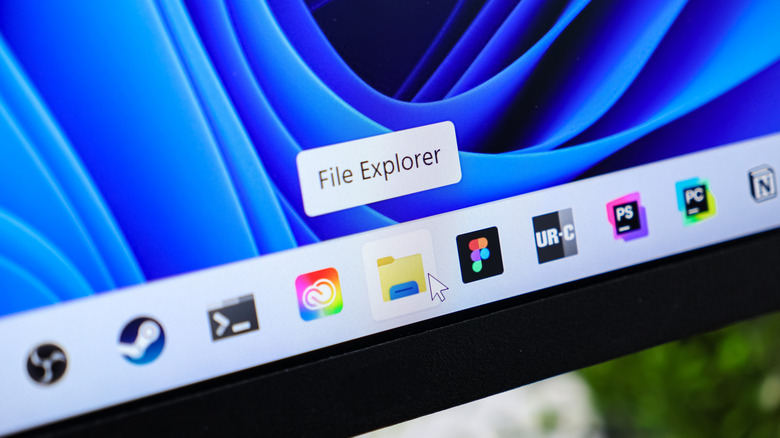 A photo of File Explorer on Windows