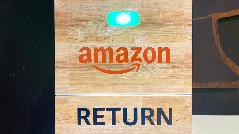 An Amazon return kiosk