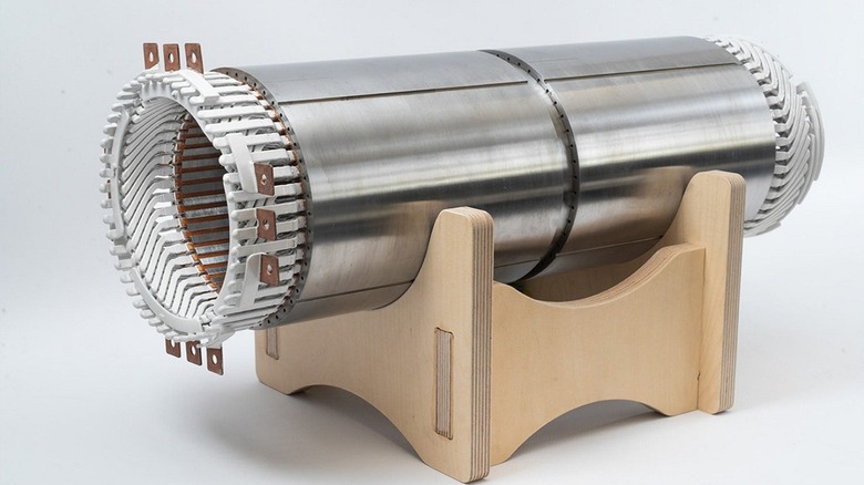 An image of the new Fraunhofer electric aircraft motor