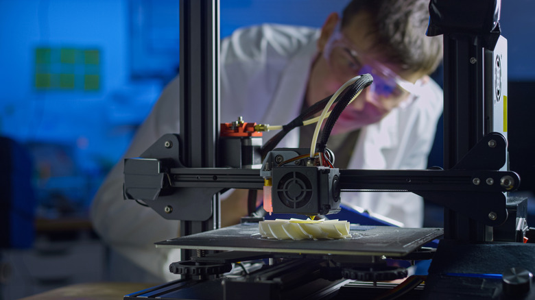 3D printing in a professional workshop