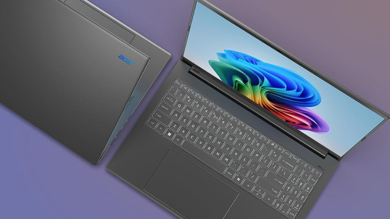 Two Acer Aspire 16 AI laptops