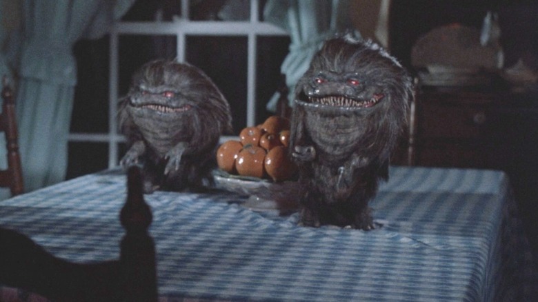 Critters together on a kitchen table in Critters