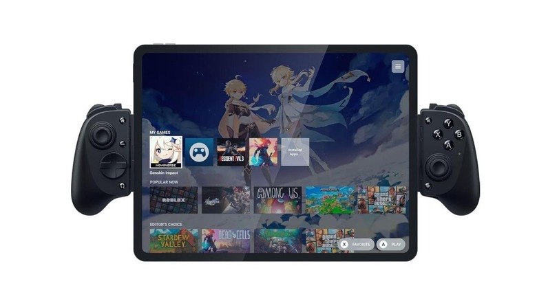 The Razer Kishi V3 Pro XL attached to an iPad