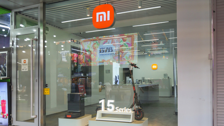 A Xiaomi electronics store