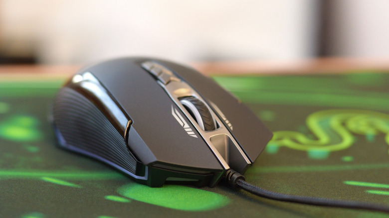 A Razer gaming mouse