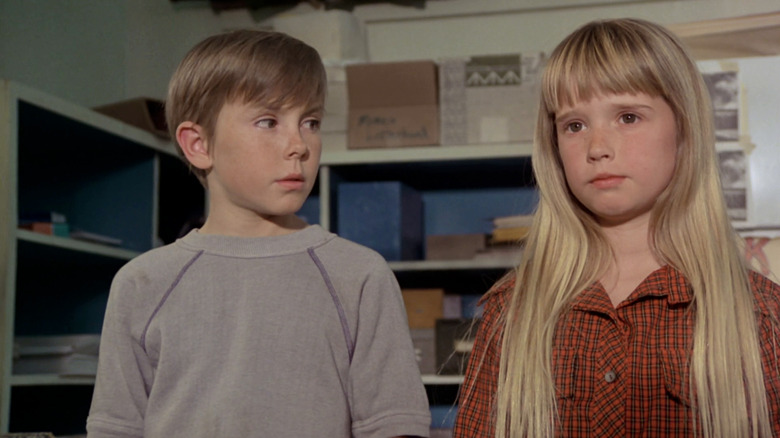 The stars of "Escape to Witch Mountain"