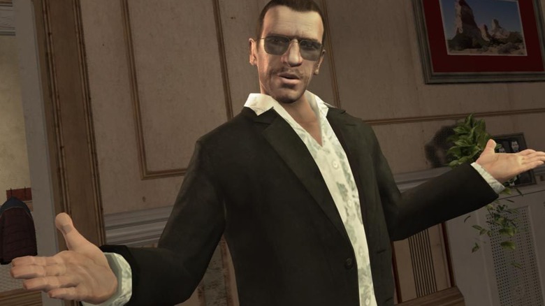 Grand Theft Auto IV Nico in a suit