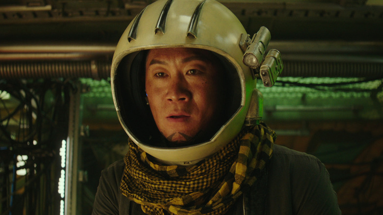 Tiger Park (Jin Seon-kyu) wearing a spacesuit in 
