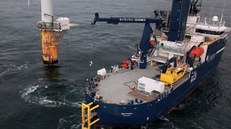 Vard testing a SINTEF magnetic charger for electric ships